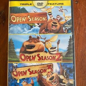 NEW IN SHRINK WRAP Open Season 1, 2, 3  Triple Feature DVD collection